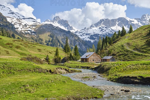 Zauneralm with Riedingbach