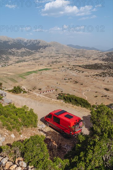 4x4 Campervan at Corycian Cave