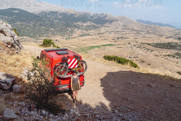 4x4 Campervan at Corycian Cave