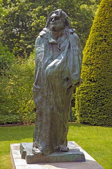 Sculpture Honore de Balzac in the Garden of Sculptures