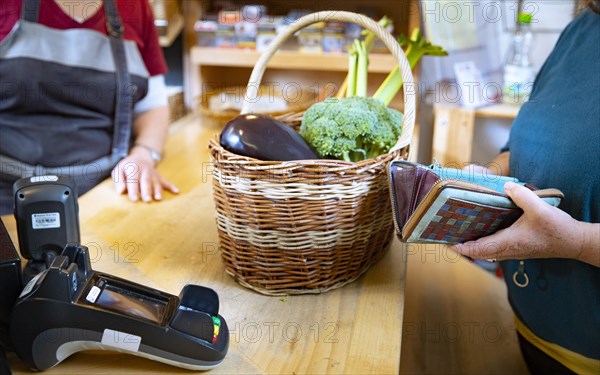 Village shop with regional products in Niedersonthofen