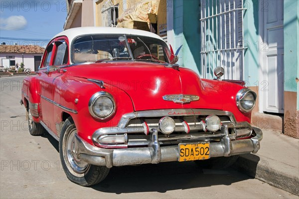 Old 1950s vintage American Chevrolet car