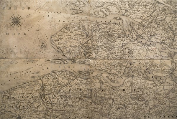 1831 map Carte des Frontieres