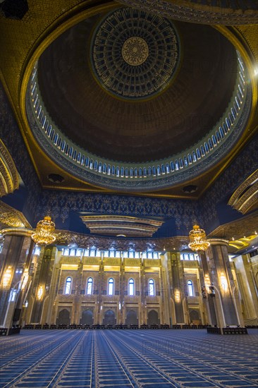 Inside the magnificent Grand mosque