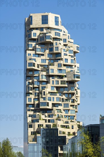 Modern apartment building