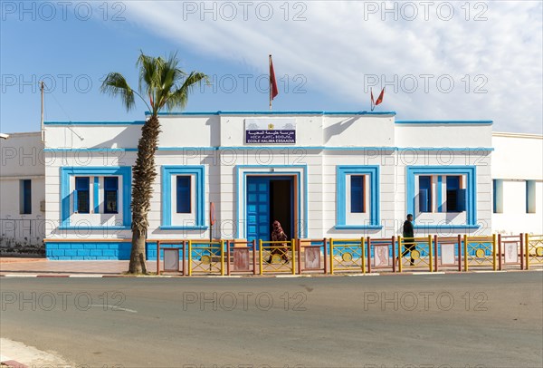 Ecole Halima Essaodia school Art Deco architecture Spanish colonial building