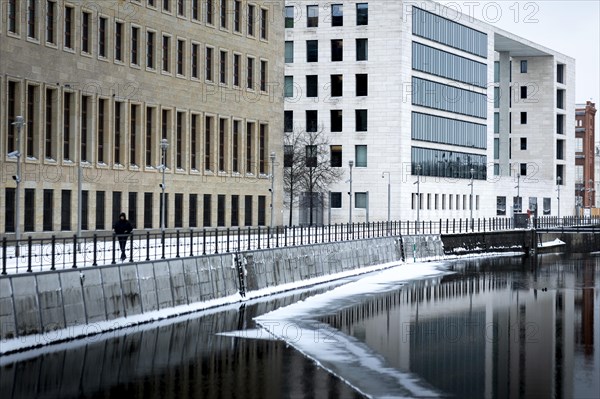 Federal Foreign Office in winter. Berlin