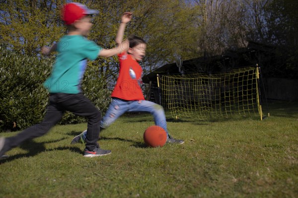 Topic: Children romping in the fresh air.