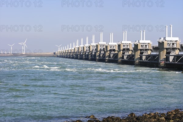 Storm flood barrier