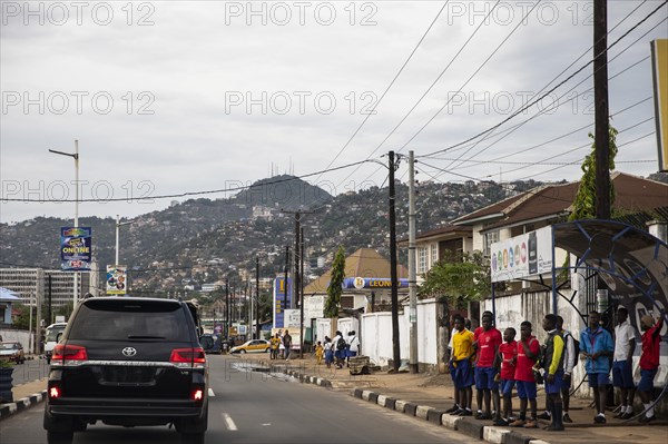 Street scene in Freetown