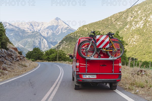 4x4 Campervan on the way to Kalavryta from Olympia