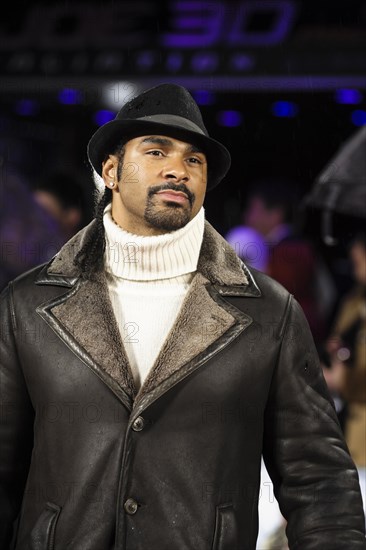 David Haye attends the G.I JOE UK Premiere on 18.03.2013 at The Empire Leicester Square