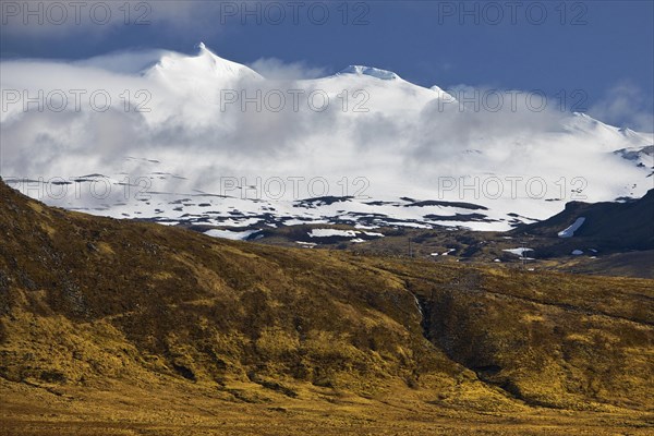 The Snaefellsjoekull volcano and glacier