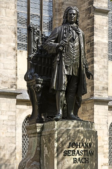 New Bach Monument on the Thomaskirchhof by Carl Seffner