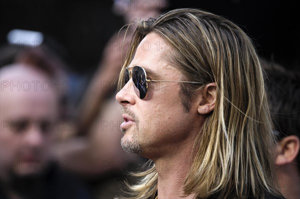 Brad Pitt and Angelina Jolie attends the World Premiere of World War Z on 02.06.2013 at Empire Leicester Square