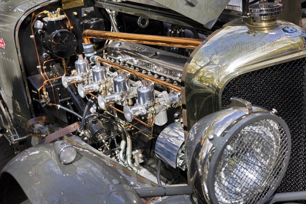Vintage Auto Motor Bentley Eight 3-Litre Roadster