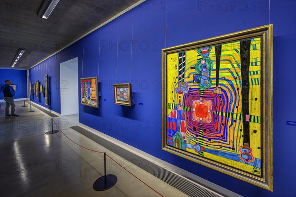 Friedensreich Hundertwasser exhibition at the Museum of Contemporary Art