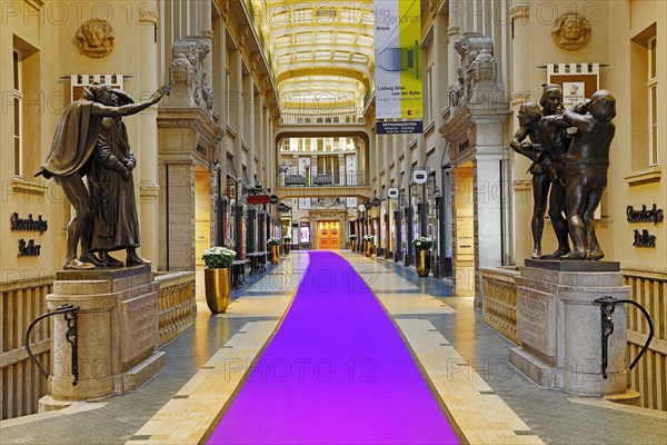 Interior view of Maedler-Passage with access to the historically significant Auerbachs Keller