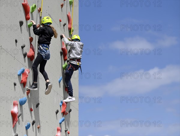 Outdoor Climbing Wall Teen