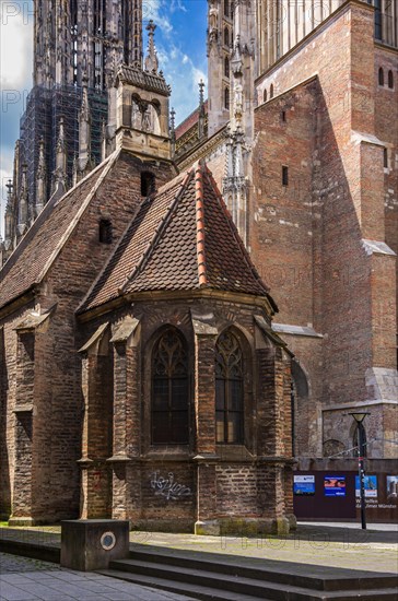 Rear view of the cathedral and the Valentine's Chapel