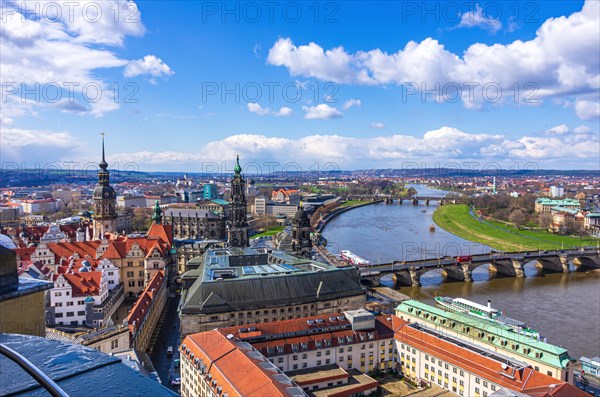 View from the Church of Our Lady over the historic old town centre