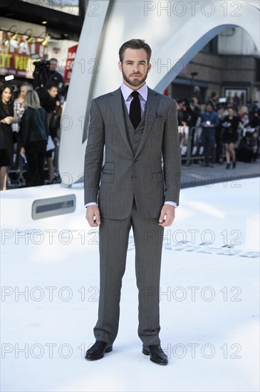 Chris Pine attends the International Premiere of Star Trek Into Darkness on 02.05.2013 at The Empire Leicester Square