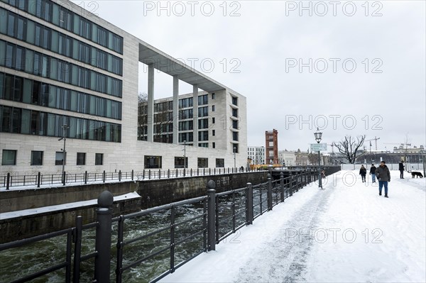 Federal Foreign Office in winter. Berlin