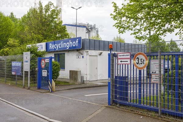 Recycling yard of Awista Duesseldorf