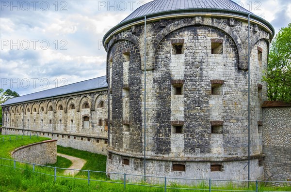 The stone citadel of the Wilhelmsburg on the Michelsberg