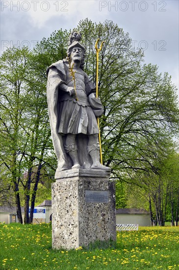 Statue of St. Theodore of Euchaita at Ottobeuren Monastery