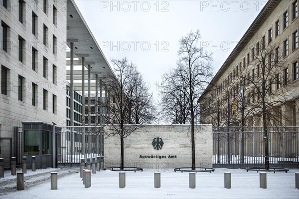 Federal Foreign Office in winter. Berlin