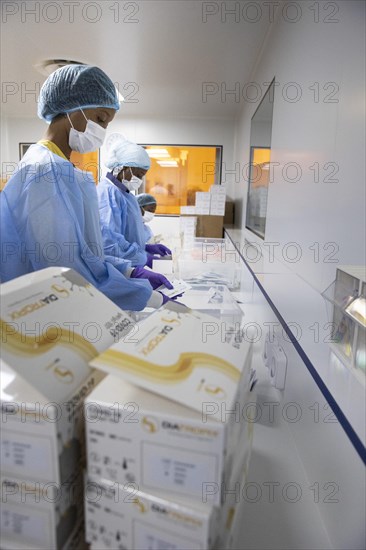 Production of antigen tests at the Institut Pasteur for Senegal