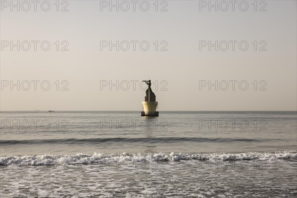 Statue in Haeundae Bay Beach