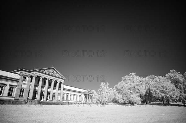 Infrared image Natural History Museum Stuttgart