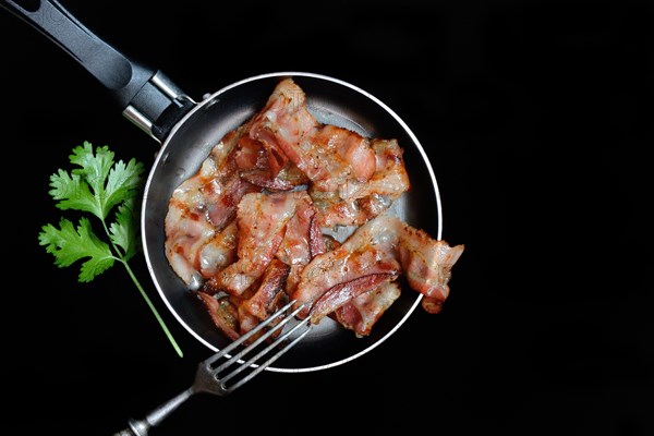 Fried bacon