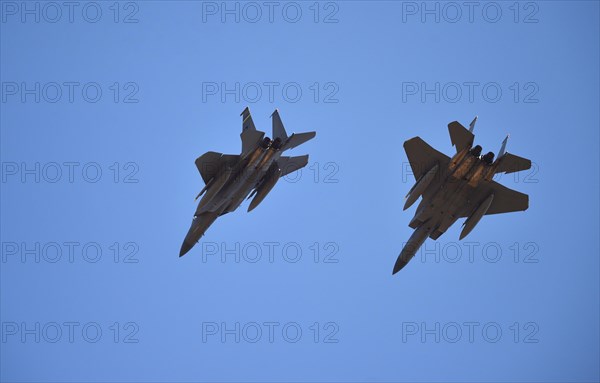 Fighter plane F15 during a Nato exercise