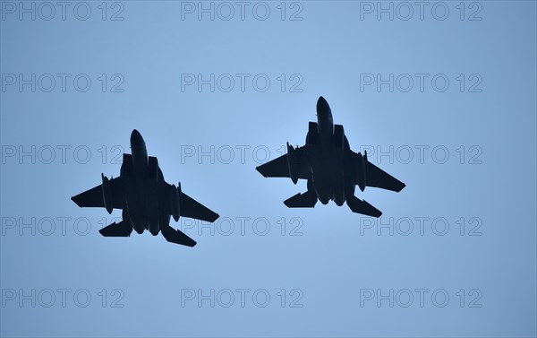 Fighter plane F15 during a Nato exercise