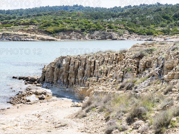 Rock formations formed by erosion