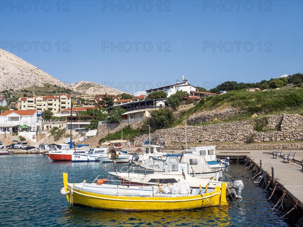 Boats in the harbour of Stara Baska