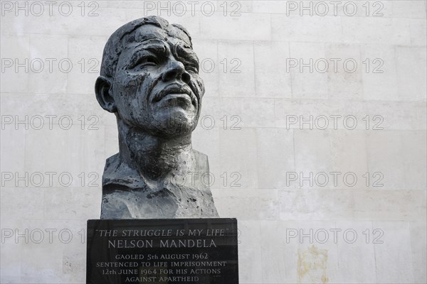 Bust of Nelson Mandela