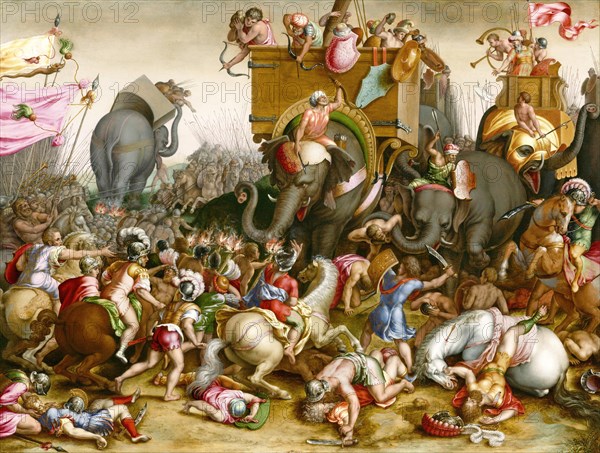 The Battle of Zama took place in 202 BC and was the largest battle in North Africa during the Second Punic War