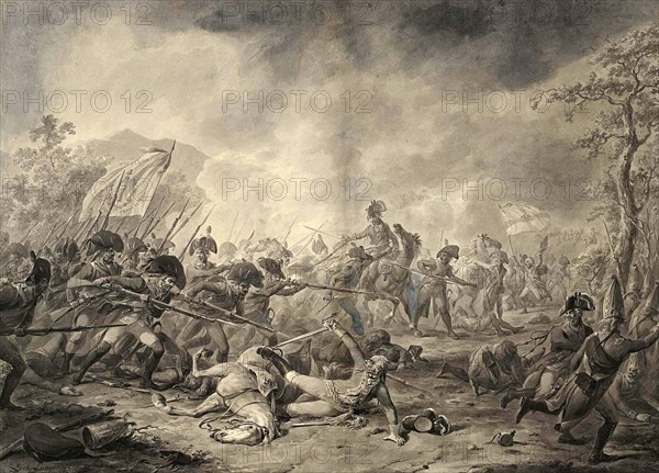 Capture of the Russian General Hermann in the Battle of Bergen