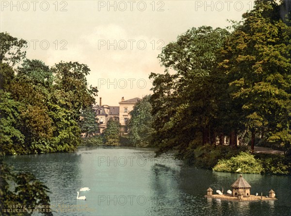 Park between Heedentor and Bischofstor in Bremen