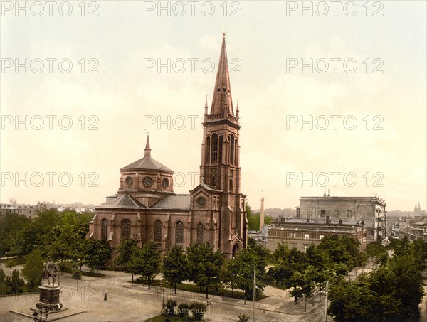 Palace and St Peter's Church in Bromberg