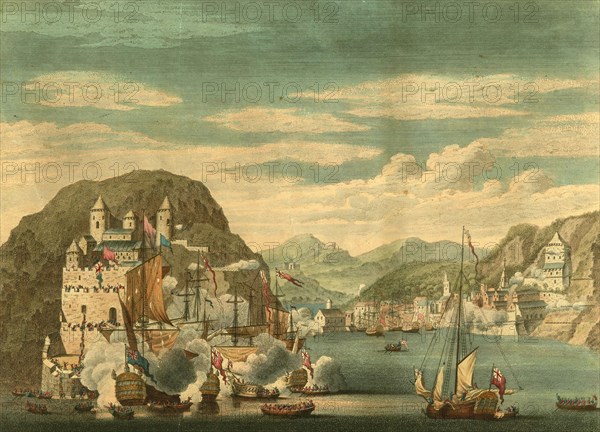 The capture of Porto Bello by Vice Admiral Vernon on 22 November 1739 with only six men of war