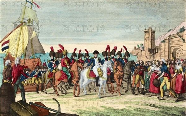 Landing of Napoleon I on the Gulf of Jouan on 1 March 1815