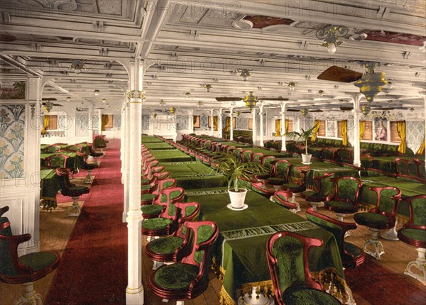 The first class dining room in the Großer Kurfürst
