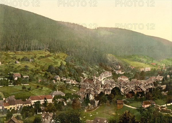 Bad Wildbad im Black Forest is a spa town in the district of Calw in Baden-Württemberg