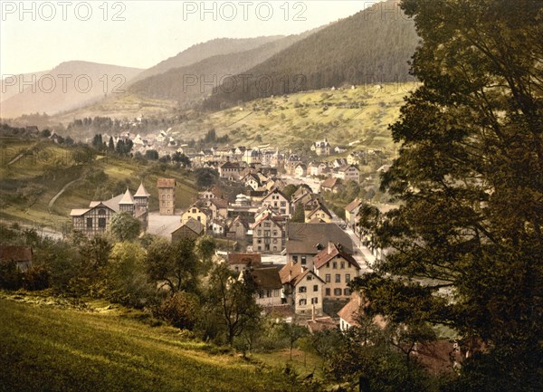 Bad Wildbad im Black Forest is a spa town in the district of Calw in Baden-Württemberg