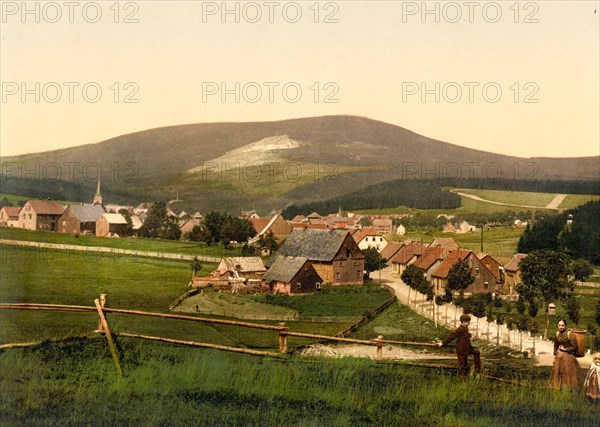 The Wurmberg near Braunlage in the Harz Mountains